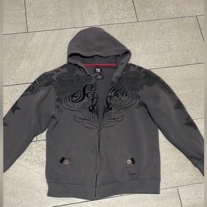 SouthPole grey zip up youth XL